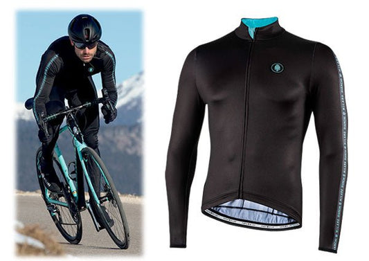 Bianchi Milano Valfurva Thermal Cycling Jersey | Threshold Cycling - Threshold Cycling