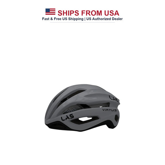LAS Virtus Road Bike Helmet | Italian-Made, Pro Comfort, Cooling, Lightweight - Ships from USA Fast