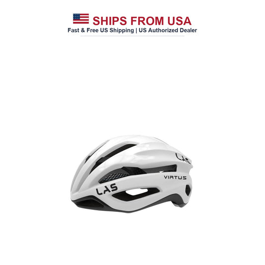 LAS Virtus Carbon Aero Road Bike Helmet | Lightweight Premium Italian Safety - Ships from USA Fast