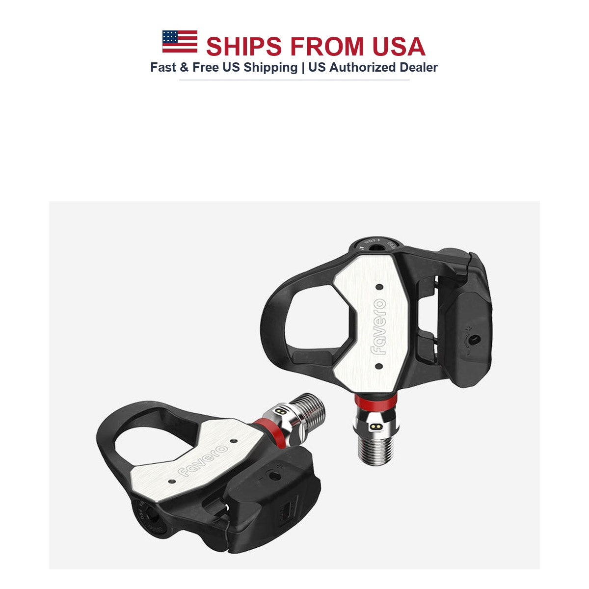 Favero Assioma PRO RL-2 Dual-Sided Road Power Meter Pedals | Look Keo Compatible - Ships from USA Warehouse Fast
