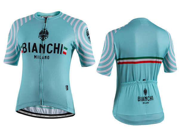 ALTANA Bianchi S/S Jersey Full Zip - Threshold Cycling