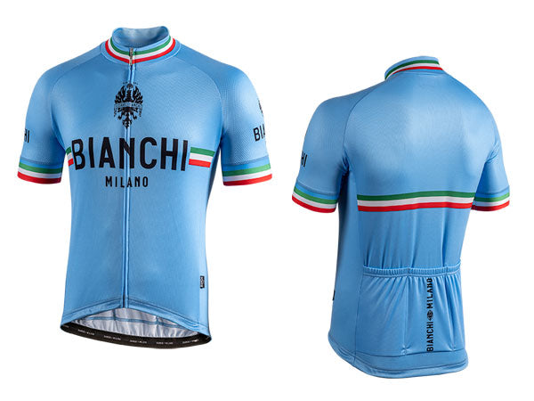 ISALLE Bianchi S/S Jersey Full Zip - Threshold Cycling