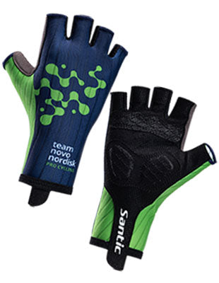 Santic Team Novo Nordisk 2025 Road Cycling Gloves - Official Team Kit
