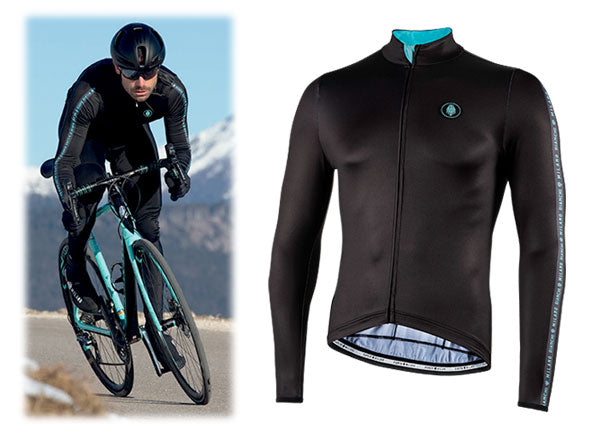 VALFURVA Bianchi L/S Thermal Jersey - Threshold Cycling