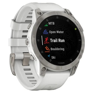 Garmin® epix™ (Gen 2) Sapphire Edition Smartwatch with 47-mm Band (White)