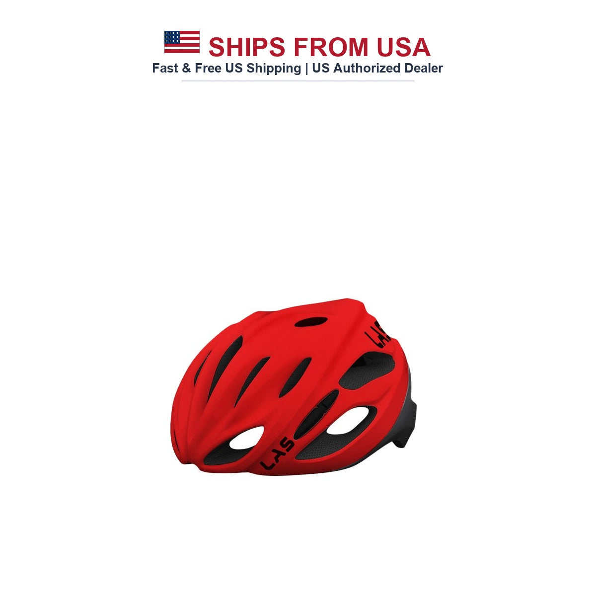 LAS Cobalto Road Bike Helmet - 20 Vents, Lightweight Italian Performance Cycling - Ships from USA Fast