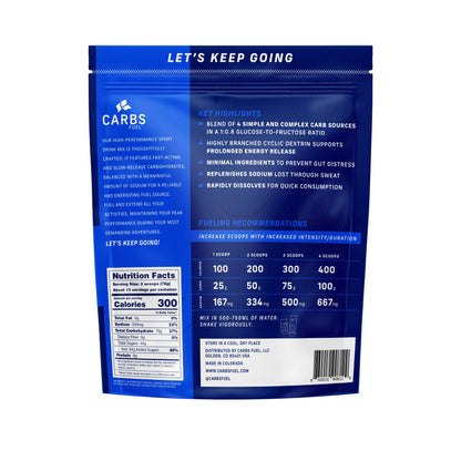 Carbs Fuel Sport Drink Mix - Threshold Cycling