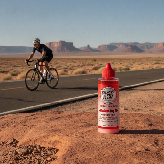 King of Lubes Rock N Roll Absolute Dry Chain Lube 4oz - Wax-Free Road Bike Lube & Cleaner