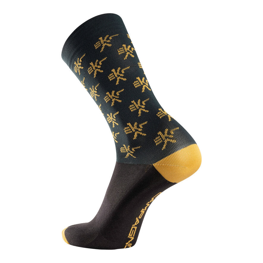 EKAR KUNKEN Socks | Green/ Black/ Ochre - Threshold Cycling