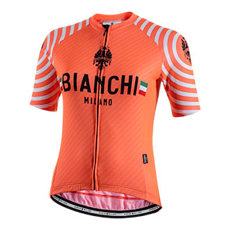 ALTANA Bianchi S/S Jersey Full Zip - Threshold Cycling