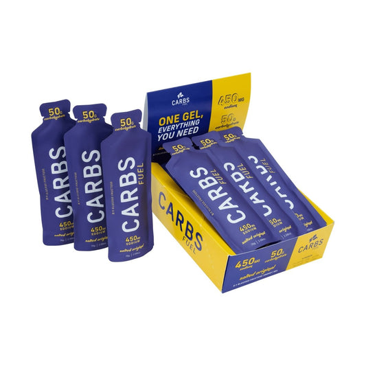 Carbs Fuel Salted Original Gels (50g) | Box of 12 - Threshold Cycling