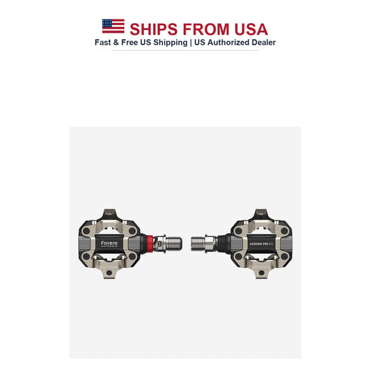 Favero Assioma Pro MX-1 Single-Sided MTB Gravel SPD Power Meter Pedals - Ships from USA Warehouse Fast