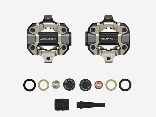 Favero Assioma PRO MX Replacement Pedal Bodies (Pair) with Service Hardware and Greasing Kit Tool - Art. 773-10-50